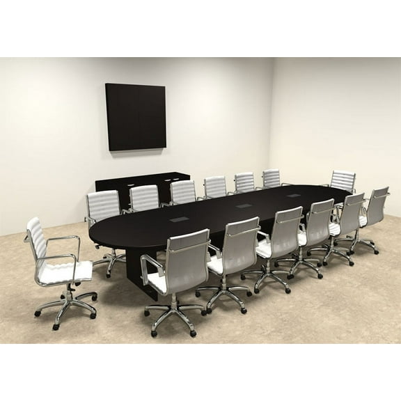 Modern Racetrack 14' Feet Conference Table, #OF-CON-C15