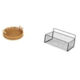 thumbnail image 1 of Cestas de almacenamiento,Cestas de almacenamiento de cocina tejidas con asas hechas a mano,Cesta de almacenamiento colgante,Cesta de almacenamiento para gabinete organizador de pared, 1 of 8