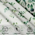thumbnail image 3 of Sage Green Tablecloth Round 60 Inch - Eucalyptus Leaf Table Cloth Spring Summer Tablecloth Floral Leaves Plants Table Cover for Indoor Outdoor Kitchen, 3 of 8