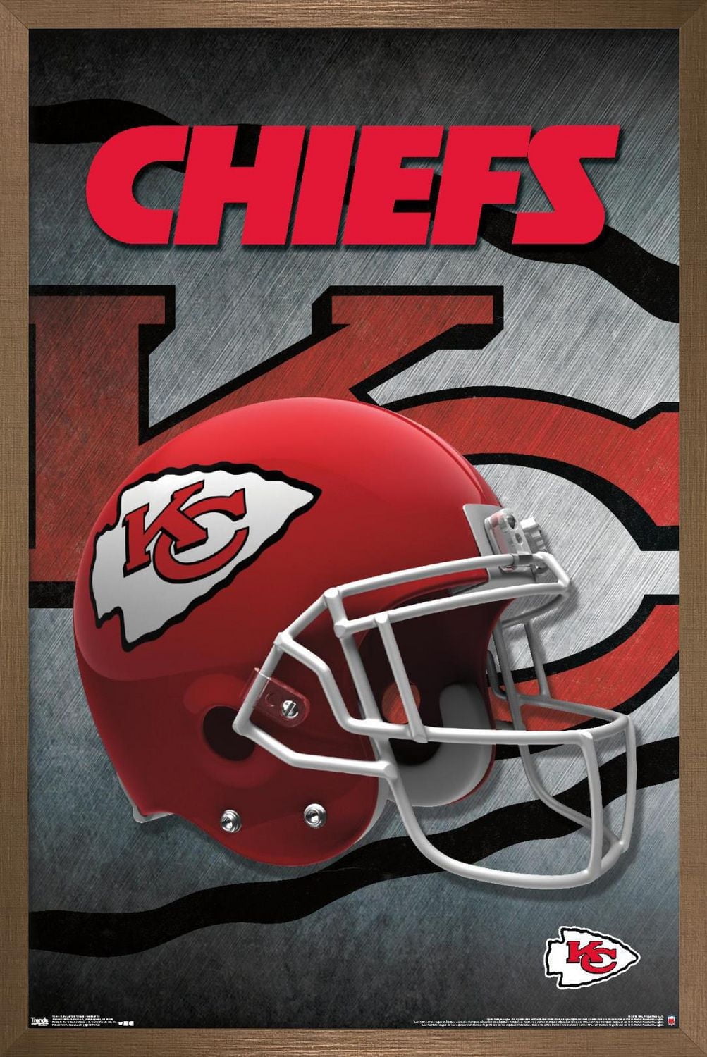 NFL Kansas City Chiefs - Helmet 16 Wall Poster, 22.375" x 34"