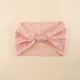thumbnail image 2 of Womens Vintage Lace Headband - Wide Elastic Boho Turban with Bow Knot & Floral Hollow - Stretchy Non-Slip Scarf for Daily Wear Pink, 2 of 4