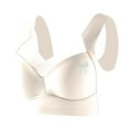 thumbnail image 2 of Zen Chic Bra - Seamless Powerful Push Up Wireless Bra Lift Full-Figure Posture Correcting Bra Ice Silk Anti Sagging Bra Beige 40, 2 of 5