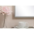 thumbnail image 4 of Metal frame rectangle mirror 14x28 inch in silver, 4 of 5