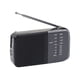 thumbnail image 1 of Radio portátil de onda corta AM FM Radio pequeña retro vintage Radio portátil a batería para el hogar Estilo antena Negro, 1 of 10