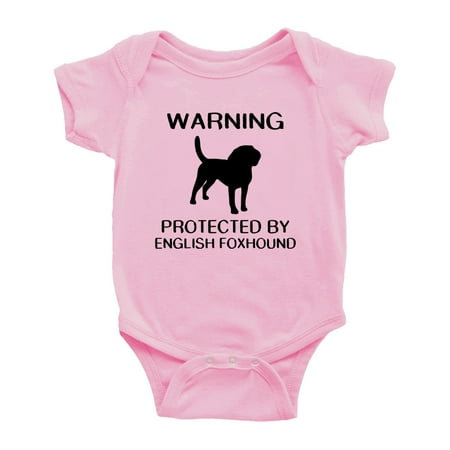 

Warning: Protected by A English Foxhound Dog Funny Baby Rompers Infant Clothes (Pink 6-12 Months)