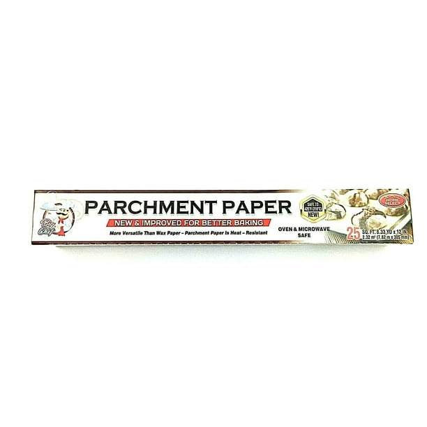 Parchment Paper New Improve For Better Baking 25 SQ.FT Oven Microwave