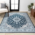 thumbnail image 5 of JONATHAN Y MODERN PERSIAN 5 x 8 Area Rug, Palmette Floral - Navy/Blue, MDP503D-5, 5 of 9