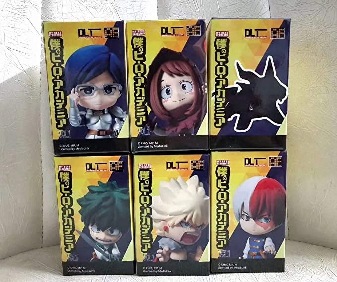 Dupurit My He-ro Academia Figure Anime Chibi Figure 2 Action Figure 6 Pcs/lot Ornaments Decora Craft Collectible
