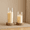 White-2, variant on Brown 2-Piece Hurricane Candle Holders Rustic Home Decor Weddings Table Centerpieces