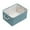 Blue_M, variant on Collapsible Fabric Storage Basket Baby Toy Organizer with Handle for Home, Office, Nursery Hamper, Laundry Basket -