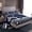 Deepblue Gray White, variant on Homewish Maple Palm Queen 4-Piece Reversible Unisex Rustic Mushroom Fall Tropical Sheet Set
