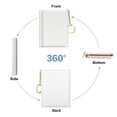 thumbnail image 5 of BOSOBO RFID Blocking Unisex Slim Credit Card Holder PU Leather Wallet, White, 5 of 7