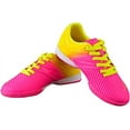 thumbnail image 2 of Vizari Kids Liga Indoor Soccer Shoes For Boys and Girls- Pink/Yellow - 5, 2 of 5