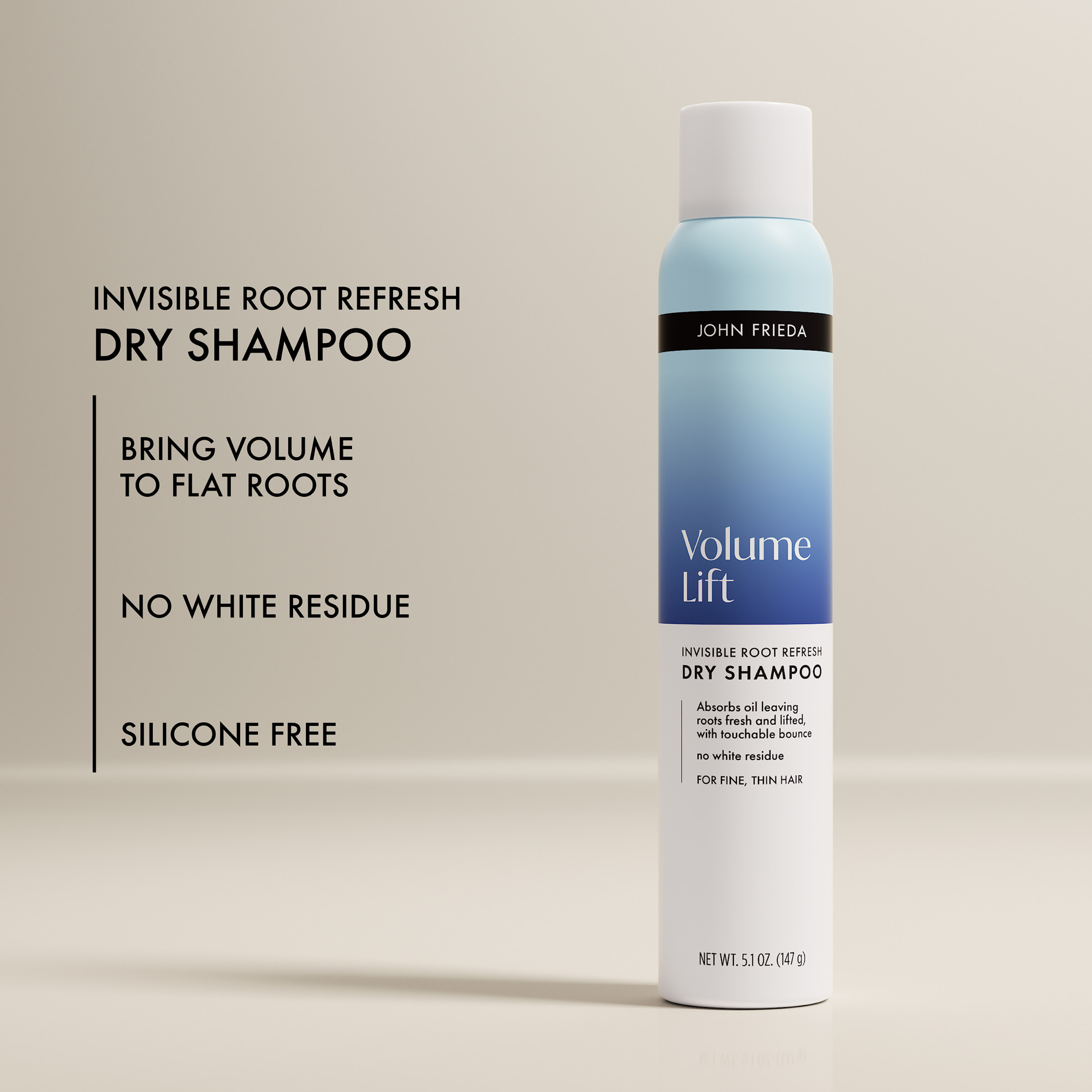 John Frieda Volume Lift Invisible Root Refresh Dry Shampoo photo 2
