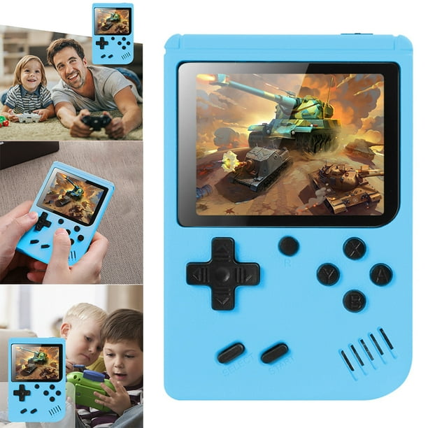 Consola Videojuegos Portátil Retro Pantalla TFT 3 Pulgadas para Y Adultos (individual Azul)