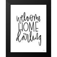 thumbnail image 2 of Jaxn Blvd. 12x14 Black Modern Framed Museum Art Print Titled - Welcome Home Darling, 2 of 5