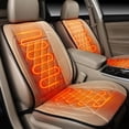 thumbnail image 2 of Smart Car Study Heating Cushion Imitation Cashmere Cushion 12v24v Universal, 2 of 5