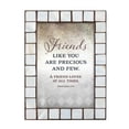 thumbnail image 1 of Cottage Garden Friends Like You Mother of Pearl Amber 5 x 7 Table Top and Wall Photo Frame, 1 of 1