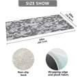 thumbnail image 3 of Haosy Gray Black Camouflage Bathroom Rugs Non Slip Absorbent Soft Plush Quick Dry Bath Mat, 39"x20", 3 of 8