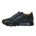 thumbnail image 4 of Men's GENIO Turkey Genuine Python Snake Leather Shoes 120197327 Dark Blue, 4 of 7