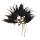 thumbnail image 2 of Broches retro, insignias, prendedores, broches, clips para traje, joyería para bar Estrella negra, 2 of 9
