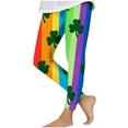 thumbnail image 2 of Cowsor Girls St Patrick's Day Printed Leggings Soft Stretch Comfortable Casual Pants For Daily Outdoor Wear, 2 of 7