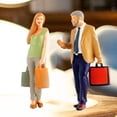 thumbnail image 1 of Diorama 1/64 Shopping Figures Micro Landscape Desktop Decor Ornament Miniature Scenes Painted Figures Train Building Buliding Road 2 amarillo Yotijar Figuras de diorama, 1 of 8