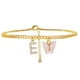 thumbnail image 1 of Tobilleras para mujer, tobilleras con iniciales, pulseras de playa para mujer, tobillera de 26 letras, pulseras de tobillo, joyería de playa, pulseras de playa, 1 of 3
