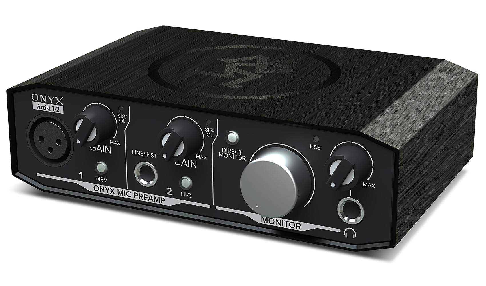 Mackie Onyx Artist 1.2 2x2 USB Audio Recording Studio Interface and Stand - image 4 of 11