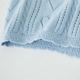 thumbnail image 4 of Jalioing Girls Knitted Camisoles Summer Lightweight Crochet Tank Tops Toddler Girls Cute Sleeveless Sweater Tops, 4 of 7