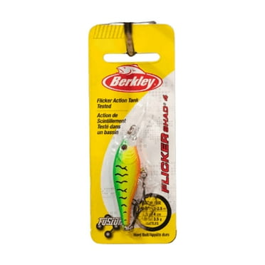 Berkley Flicker Shad Fishing Lure, Firetiger, 1/8 oz