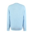 thumbnail image 2 of Vedolay Sweaters for Women V Neck Sweater Lantern Sleeve Oversized Henley Knit Pullover Tops,Blue S, 2 of 5