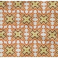 thumbnail image 4 of oneOone Organic Cotton Poplin Twill Fabric Ethnic Geometric Flame Stitch Printed Craft Fabric BTY 42 Inch Wide, 4 of 4