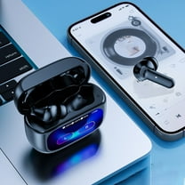 FYHALE Wireless Bluetooth Earphones Intelligent Full-color LCD Touching Screen Music Call Noise Reduction Earphones