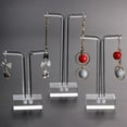 thumbnail image 2 of Juego de 3 barras en T Yuyangstore acrílico transparente Soporte de joyería, 2 of 7