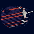 thumbnail image 2 of Mens Star Wars X-wing Starfighter Flyby Lightweight Hoodie, 2 of 4