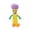 A004- Yellow, variant on Dog Plush Squeaky Toy Purple Interactive Tug Of War For Medium Large Dogs 1 Pack