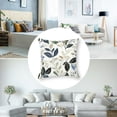 thumbnail image 5 of Acheng Outdoor Pillows for Patio Furniture, Square Outdoor Throw Pillows with Inserts, Decorative Toss Pillows for Garden Couch Home Sofa Office Chair, Pack of 2, Breeze Leaves Beige 22x22in, 5 of 7