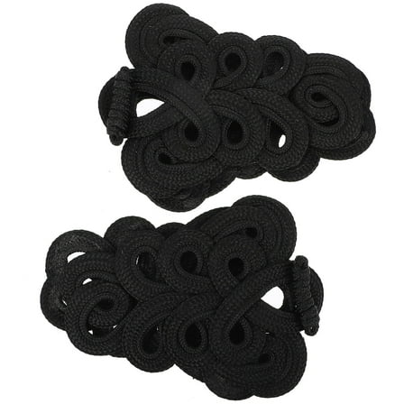 SOPOTUTU 2Pairs Black Cloak Button Sewing Fastener for Clothes