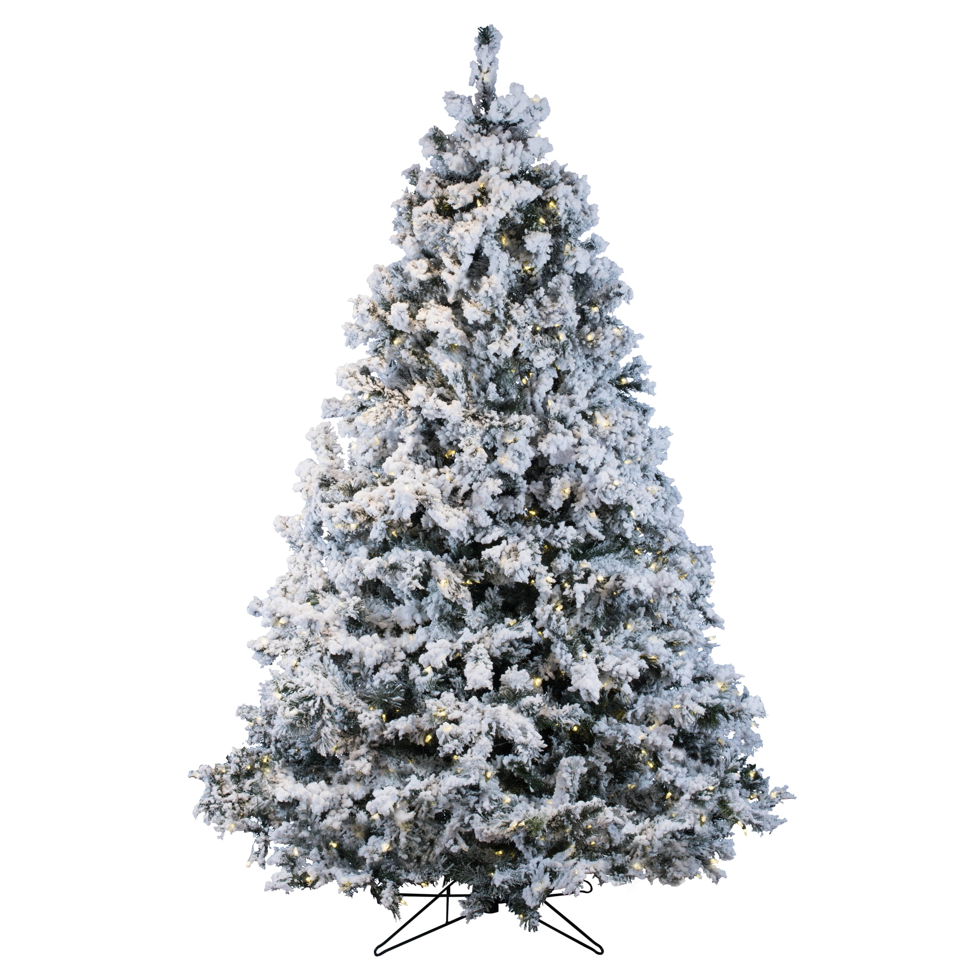 Vickerman 7' Silver White Upside Down Artificial Christmas Tree w/ Clear Lights 