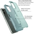 thumbnail image 6 of For Motorola Moto G 5G 2024 Phone Case, Moto G 5G 2024 Case, Dual Layer Shockproof Heavy Duty Military Grade Protective Case Hybrid Rugged Cover for Moto G 5G 2024, Mint Green, 6 of 11