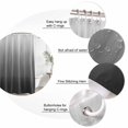thumbnail image 3 of Grey Ombre Bathroom Shower Curtains with 12 Hooks Polyester Waterproof Shower Curtain for Stalls and Bathtubs Contemporary Gradient Abstract Art Decorative Bathroom Privacy Curtain 36x72 Inches, 3 of 8