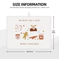 thumbnail image 3 of Microfiber Drying Mat, Minimalist Christmas Element Print Dish Drying Mat for Kitchen Counter, 18 x 24 inches, 3 of 9