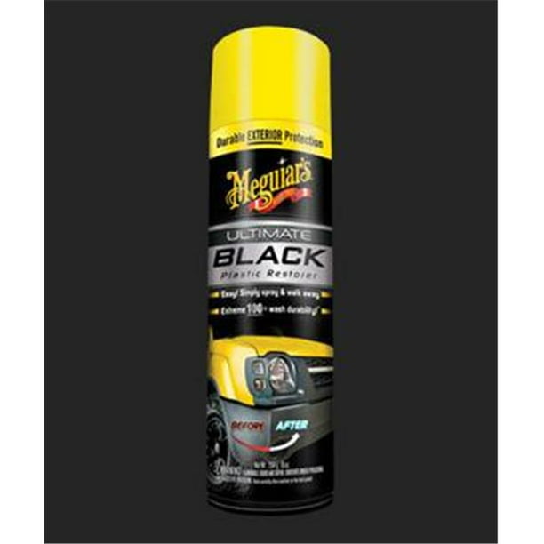 Meguiar's G16910 Ultimate Black Plastic Restorer, 10 oz