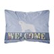thumbnail image 1 of "Treasures BB5519PW1216 ""Perro de agua español"" Cojín decorativo de tela de lona de bienvenida, 12"" x 16"", multicolor" Caroline's Treasures BB5519PW1216, 1 of 1