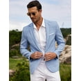thumbnail image 2 of COOFANDY Men's Blazer Casual Sport Coats Slim Fit One Button Suit Jacket Lightweight Sports Jacket, 2 of 6