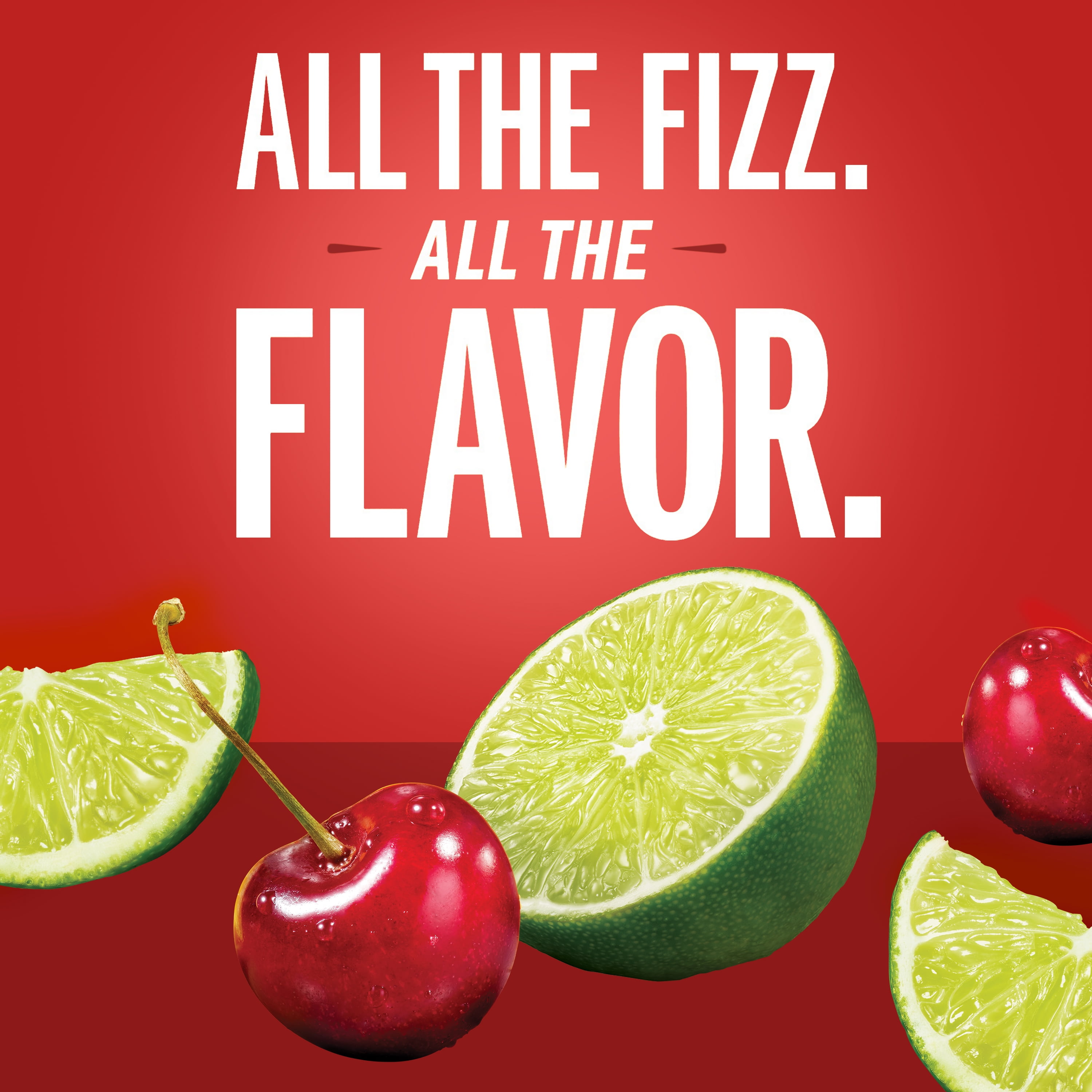 IZZE Sparkling Juice Beverage, Cherry Lime Drink, 8.4 oz Cans, 24