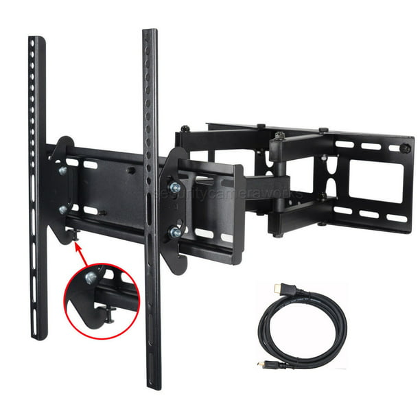 Secu Full Motion Tv Wall Mount For Sharp Aquos 32 40 43 48 50 55 Lc 40n5000u 43n4000u 50n4000u Led Lcd Bd4 Com - Sharp Aquos 32 Inch Tv Wall Mount