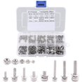 thumbnail image 4 of 160 Pcs M2 M2.5 M3 M4 M5 Rondelles en Acier Inoxydable 304 avec Boîte de Rangement, 4 of 9