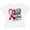 AA-White, variant on Inktastic Never Stop Fighting Stroke Awareness Red Ribbon Boys or Girls Toddler T-Shirt